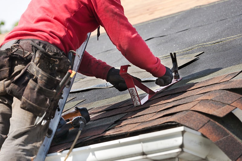 reroofing house